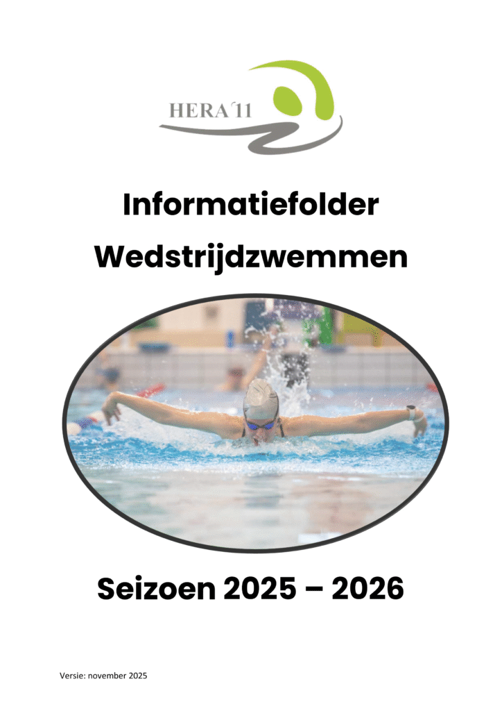 Informatiefolder wedstrijdzwemmen
